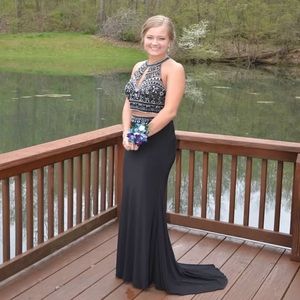 Panoply 2 piece prom dress sz 6